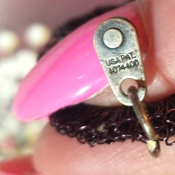 Antique Spun Sterling Silver Crystal Flower Bracelet - Picture 6 of 8